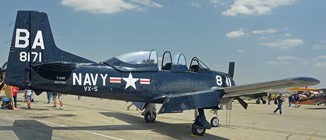 North American T-28B Trojan NX171BA, April 29, 2016